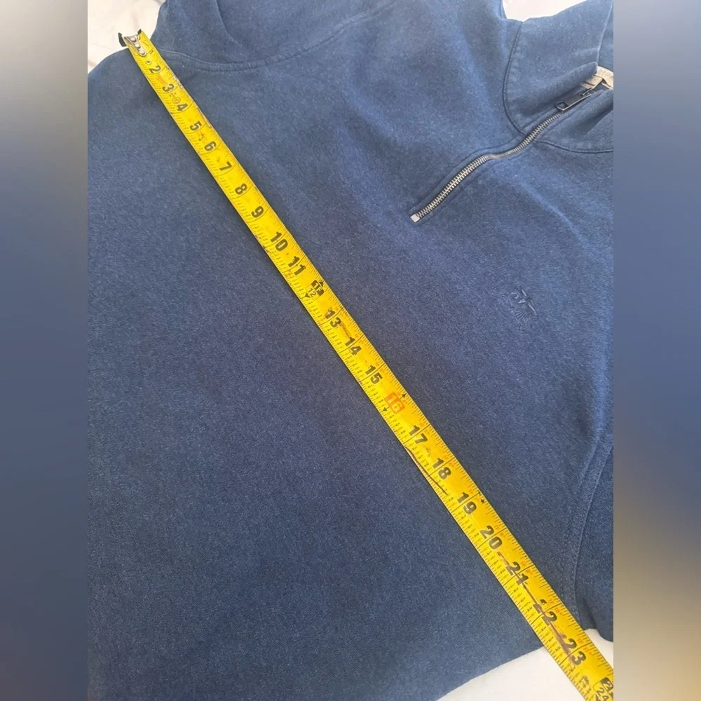 BURBERRY BRIT BLUE LONG SLEEVE CASUAL NOVA CHECK DETAIL SWEATSHIRT/SHIRT Sz xxl